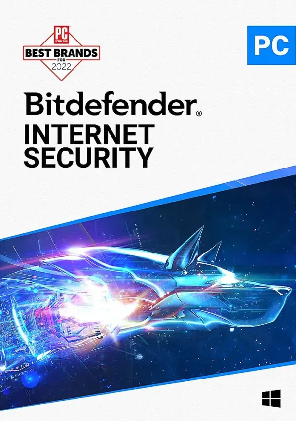 Bitdefender - Internet Security (3-Device) (1-Year Subscription) - Windows, Linux [Digital]