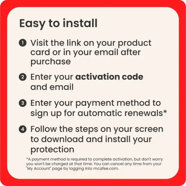 McAfee - Total Protection (1-Device) Antivirus Software with Scam Protection (1-Year) - Android, Apple iOS, Chrome, Mac OS, Windows [Digital] - Image 6
