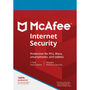 McAfee Internet Security – 1-Year / 5-Devices